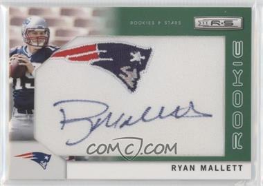 2011 Panini Rookies & Stars - [Base] - SP Rookies Jumbos Emerald Prime #256 - Ryan Mallett /10