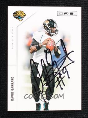 2011 Panini Rookies & Stars - [Base] #68 - David Garrard [JSA Certified COA Sticker]