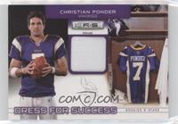 Christian Ponder #/50