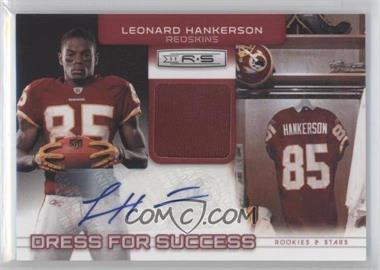 2011 Panini Rookies & Stars - Dress for Success Jerseys - Signatures #21 - Leonard Hankerson /50