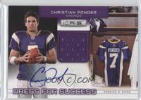 Christian Ponder #/25