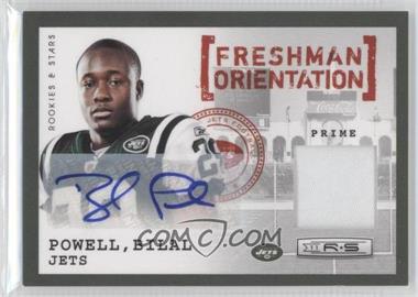 2011 Panini Rookies & Stars - Freshman Orientation Jerseys - Prime Signatures #5 - Bilal Powell /25