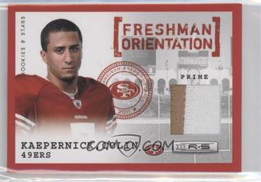 2011 Panini Rookies & Stars - Freshman Orientation Jerseys - Prime #18 - Colin Kaepernick /50