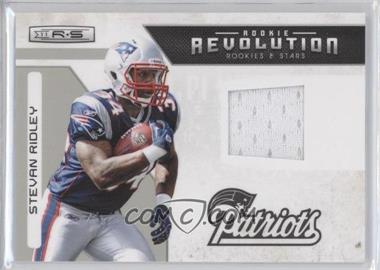 2011 Panini Rookies & Stars - Rookie Revolution - Materials #10 - Stevan Ridley /299