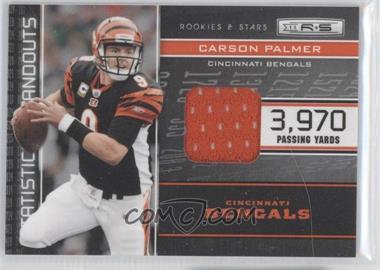 2011 Panini Rookies & Stars - Statistical Standouts Materials #6 - Carson Palmer /299