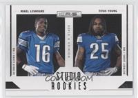 Mikel Leshoure, Titus Young [Noted] #/100