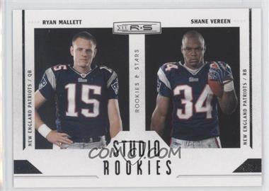 2011 Panini Rookies & Stars - Studio Rookies Combos - Black #5 - Ryan Mallett, Shane Vereen /100