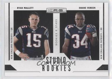 2011 Panini Rookies & Stars - Studio Rookies Combos - Black #5 - Ryan Mallett, Shane Vereen /100