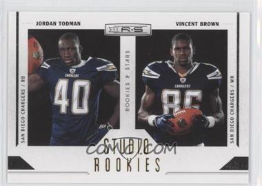 2011 Panini Rookies & Stars - Studio Rookies Combos - Gold #3 - Jordan Todman, Vincent Brown /500