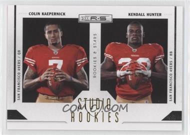 2011 Panini Rookies & Stars - Studio Rookies Combos - Gold #9 - Colin Kaepernick, Kendall Hunter /500