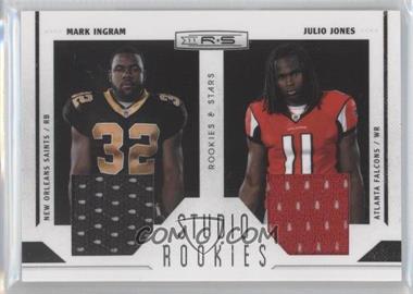 2011 Panini Rookies & Stars - Studio Rookies Combos - Materials #10 - Mark Ingram, Julio Jones /299