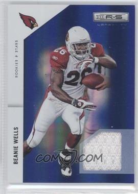 2011 Panini Rookies & Stars Longevity - [Base] - Sapphire Materials #1 - Beanie Wells /100