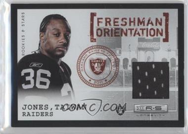 2011 Panini Rookies & Stars Longevity - Freshman Orientation Jerseys #31 - Taiwan Jones /249