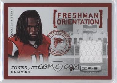 2011 Panini Rookies & Stars Longevity - Freshman Orientation Jerseys #34 - Julio Jones /249