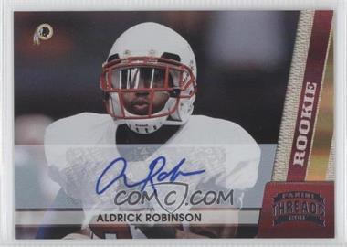 2011 Panini Threads - [Base] - Silver Signatures #156 - Aldrick Robinson /299