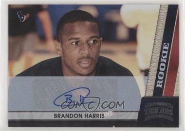 2011 Panini Threads - [Base] - Silver Signatures #163 - Brandon Harris /299