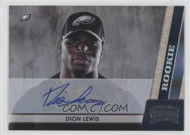2011 Panini Threads - [Base] - Silver Signatures #183 - Dion Lewis /299