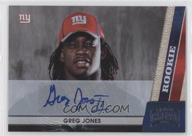 2011 Panini Threads - [Base] - Silver Signatures #188 - Greg Jones /299