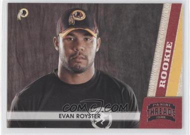 2011 Panini Threads - [Base] #186 - Evan Royster