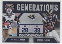 Marshall Faulk, Steven Jackson #/100