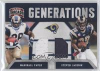 Marshall Faulk, Steven Jackson #/230