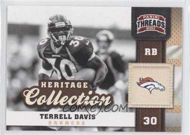 2011 Panini Threads - Heritage Collection #12 - Terrell Davis