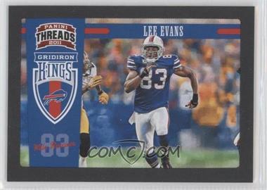 2011 Panini Threads - Pro Gridiron Kings - Black Framed #32 - Lee Evans /10