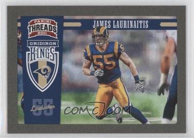 2011 Panini Threads - Pro Gridiron Kings - Green Framed #28 - James Laurinaitis /25