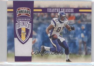 2011 Panini Threads - Pro Gridiron Kings - Materials #33 - Visanthe Shiancoe /299