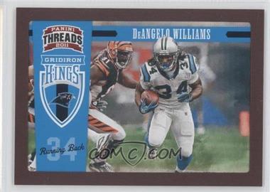 2011 Panini Threads - Pro Gridiron Kings - Red Framed #7 - DeAngelo Williams /100