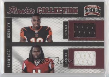 2011 Panini Threads - Rookie Collection Combos Materials #13 - A.J. Green, Julio Jones /299