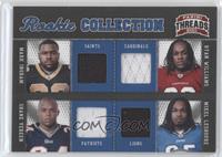 Mikel Leshoure, Ryan Williams, Shane Vereen, Mark Ingram #/299