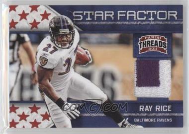 2011 Panini Threads - Star Factor - Materials Prime #22 - Ray Rice /99