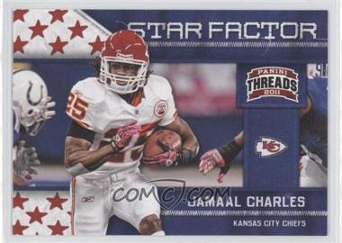 2011 Panini Threads - Star Factor #13 - Jamaal Charles