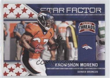 2011 Panini Threads - Star Factor #16 - Knowshon Moreno