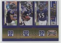 Ray Lewis, Ed Reed, Terrell Suggs #/100