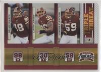 Brian Orakpo, LaRon Landry, London Fletcher #/100