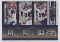 Sam Bradford, Steven Jackson, Danny Amendola #/100