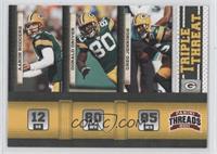 Aaron Rodgers, Donald Driver, Greg Jennings