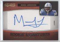 Rookie Signatures - Mikel Leshoure [Noted] #/10