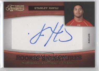 2011 Panini Timeless Treasures - [Base] - Gold #209 - Rookie Signatures - Stanley Havili /10