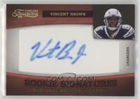 Rookie Signatures - Vincent Brown #/10