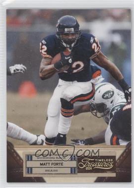 2011 Panini Timeless Treasures - [Base] - Gold #62 - Matt Forte /49