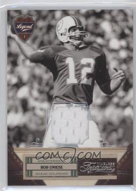 2011 Panini Timeless Treasures - [Base] - Material Jerseys #102 - Legend - Bob Griese /250