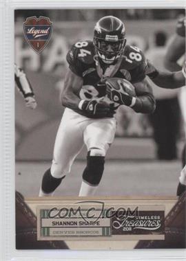 2011 Panini Timeless Treasures - [Base] - Silver #120 - Legend - Shannon Sharpe /99