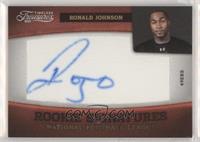 Rookie Signatures - Ronald Johnson #/25