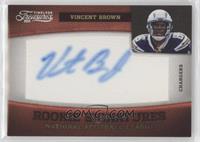 Rookie Signatures - Vincent Brown #/25