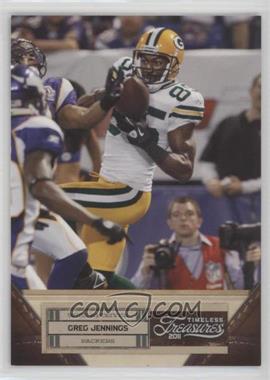 2011 Panini Timeless Treasures - [Base] - Silver #36 - Greg Jennings /99