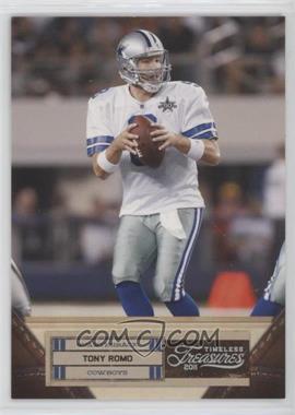 2011 Panini Timeless Treasures - [Base] - Silver #97 - Tony Romo /99