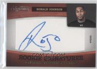 Rookie Signatures - Ronald Johnson #/299